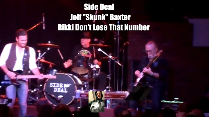 Side Deal with Jeff "Skunk" Baxter - Rikki Don't Lose That Number at The Coach House 02-11-18