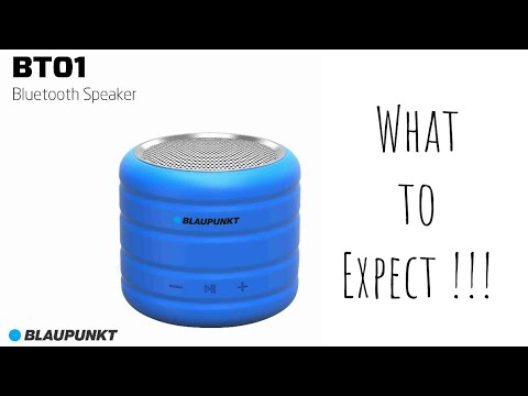 blaupunkt portable speaker bt01