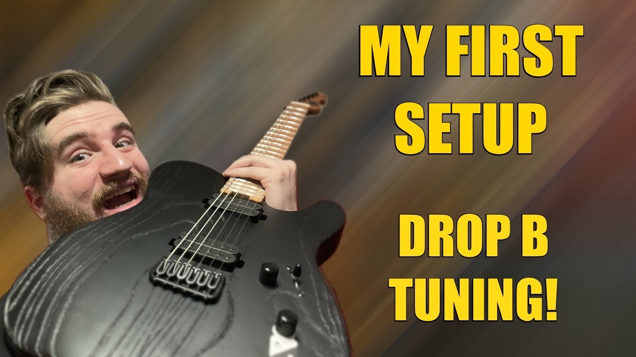 Watch Me Setup My Guitar For Drop B Tuning! - YouTube
