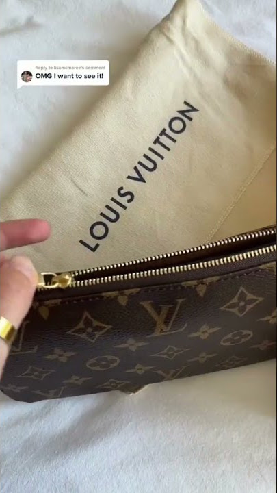 Louis Vuitton M40712 Monogram Canvas Pochette Accessories Pouch (TH0954)-  Repaired