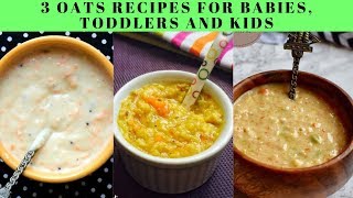 3 savory oats recipes for babies and toddlers with step by video.
detailed written recipes: 1. curd (8 months+)
https://gkfooddiary.com/curd-oats-r...