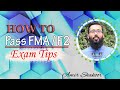 How to pass fmaf2 exam tips