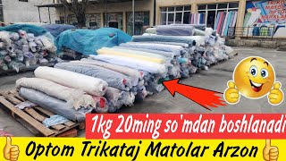 👍Optom Trikotaj Matolar 91.156.78.88 | 1kg 20 ming so'mdan trikotaj matolar