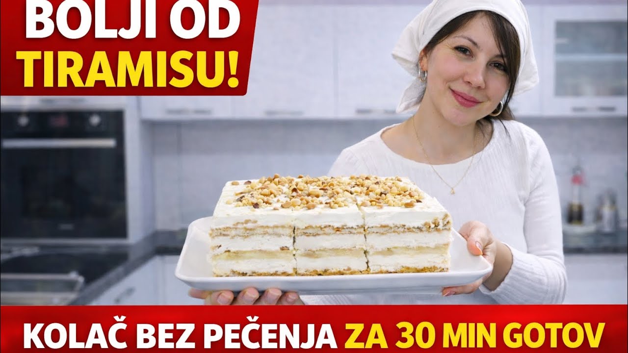 Kremasti kolač – bolji od tiramisua, 30 MIN GOTOV