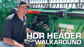 John Deere HDR Header Walkaround