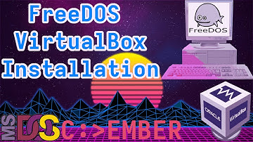 Trying FreeDOS in VirtualBox