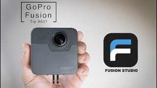 GoPro Fusion: How To IMPORT, EDIT, EXPORT Video with Fusion Studio - GoPro Tip 607 | MicBergsma