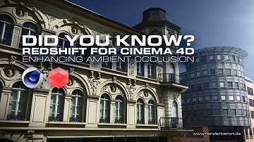 Did You Know? Redshift for Cinema 4D: Enhancing Ambient Occlusion