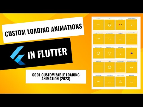 How to add Custom loading animation in flutter? Android + IOS (2023) || 2 min
