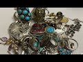 Vintage Sterling Jewelry Haul !!