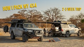 How I Packed My 4x4 for a 3 Week Camping & Overlanding Trip Across Namibia and Botswana