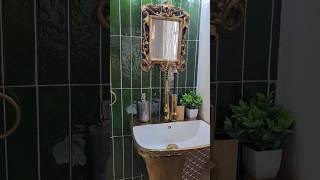Romantic Tiny Home Bathroom Bar Cart | Luxury Wellness Retreat Jamaica | Holistic Wealth Retreat