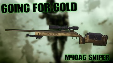 FASTEST WAY TO GET M40A3 GOLD - GOING FOR GOLD - MWR TUTORIAL/TIPS+TRICKS