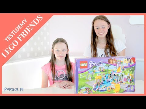 Testujemy Klocki Lego Friends Letni Basen Heartlake 41313 Youtube