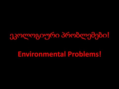 ეკოლოგიური პრობლემები!​ / Environmental Problems!