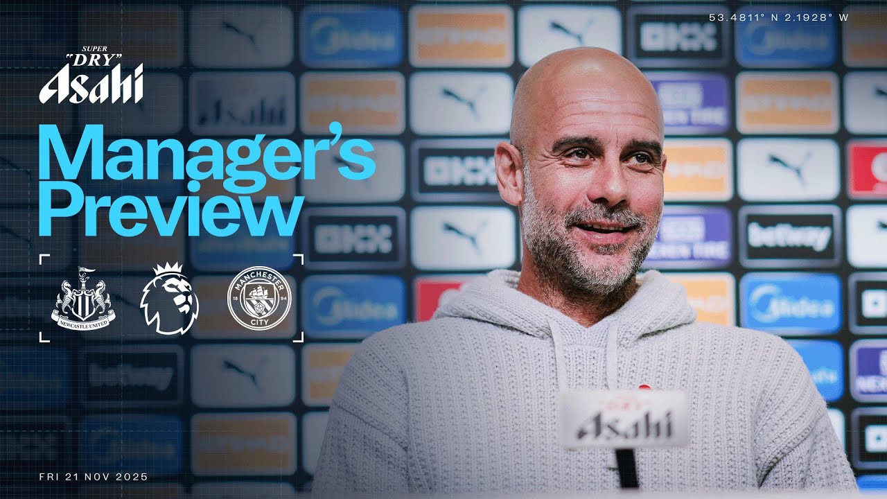 MANAGER PREVIEW | Pep Guardiola | Newcastle V Man City | Premier League