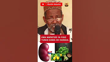 SHEIKH BAKATHIR ARLEZEA MAGONJWA YA FIGO 