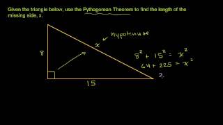 Using the Pythagorean Theorem