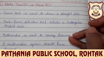 Pathania World Campus- Class 3- Computer- Revision Worksheet of Chapter-5 and Chapter-7