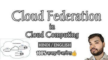 What is federated cloud (cloud federation)? in | Hindi / English |