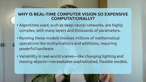 Why Is Real-time Computer Vision So Expensive Computationally? - Talking Tech Trends