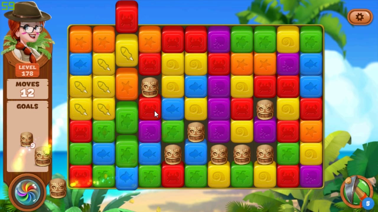 Lost Island Blast Adventure level 178