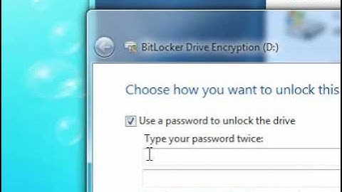 How to turn on Bitlocker encryption to protect you hard drive in Windows 7