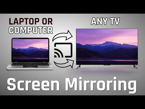 How To Cast Computer or laptop to TV-Screen Mirror PC Windows 10 to TV-with any Browser-one click.