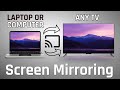 How to cast computer or laptop to tvscreen mirror pc windows 10 to tvwith any browserone click