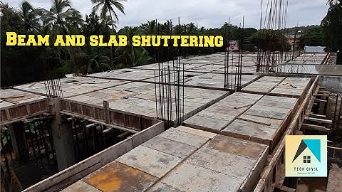 Beam and slab shuttering