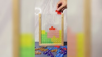 Relaxing Tetris ASMR | Satisfying Blocks Falling & Tapping Sounds