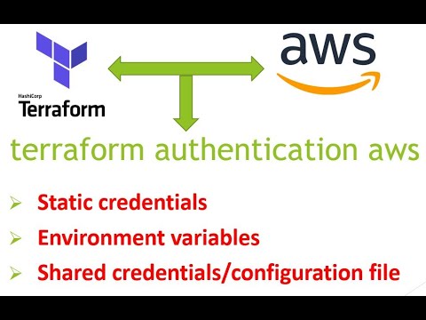session 8 - terraform authentication aws to create the AWS services using credentials