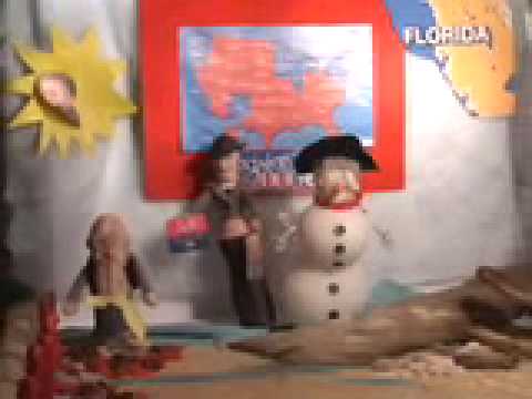 Bush & Frosty take a Christmas romp