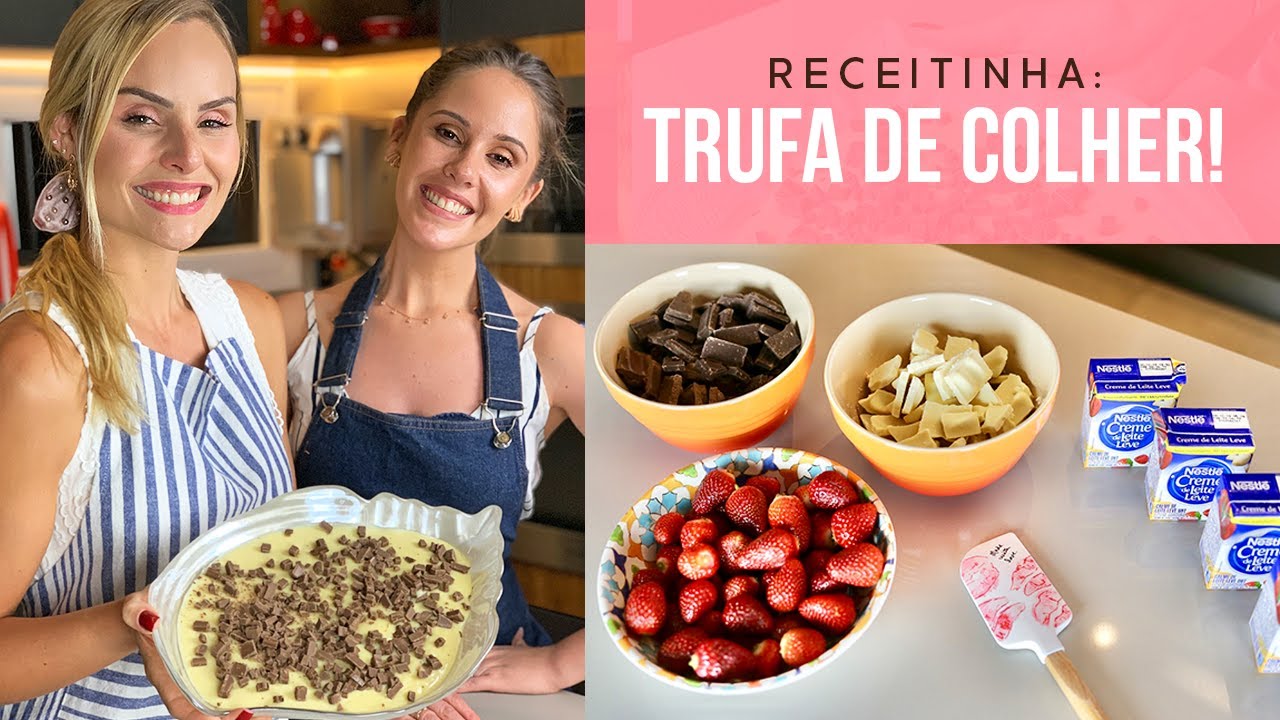 TRUFA DE COLHER: Sobremesa fácil, rápida e deliciosa com Chef Tati Mendes | Layla Monteiro