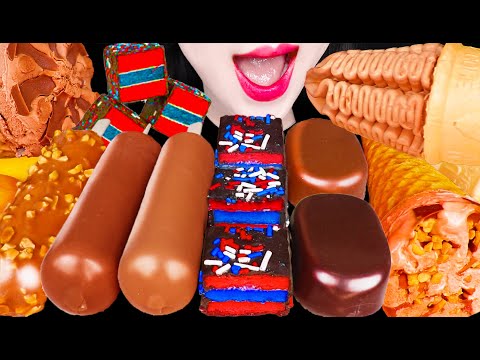 ASMR CHOCOLATE DESSERTS ICE CREAM 초콜릿 디저트 아이스크림 MUKBANG 먹방