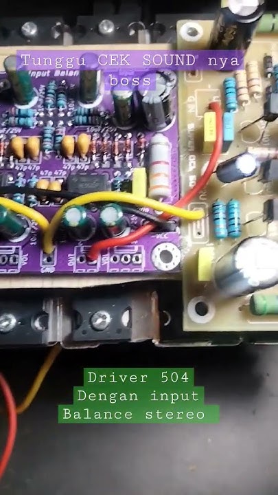 driver socl 504 + input balance - YouTube