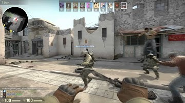 Entire Deathmatch Server Doing the Cha Cha Slide on CSGO