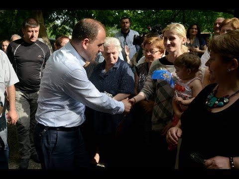 შეხვედრა ნუცუბიძის პლატოსა და სოფელ თხინვალას მოსახლეობასთან