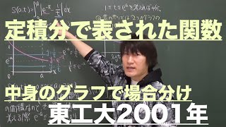 定積分で表された関数３：定数区間型①《東工大2001年》