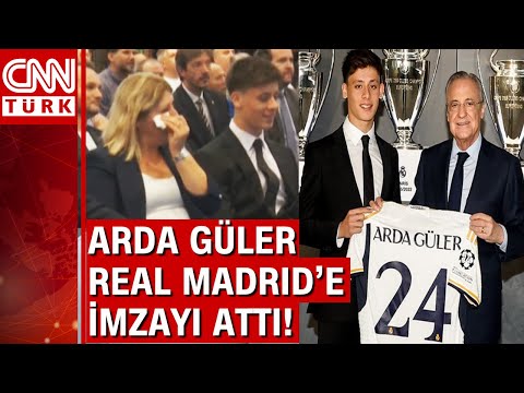 Arda Güler Real Madrid ile sözleşme imzaladı! Annesi gözyaşlarını tutamadı...