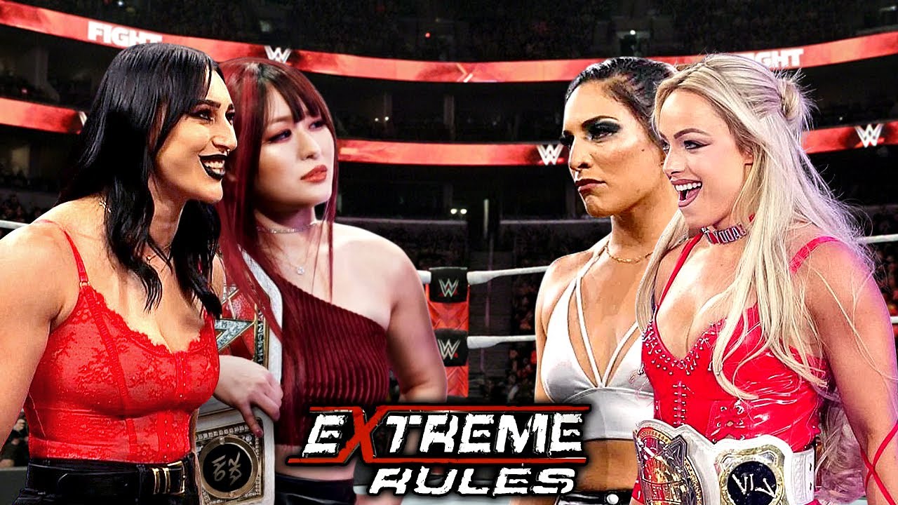 Полный матч: Айо Скай и Риа Рипли против Лив Морган и Ракель Родригес | WWE Extreme Rules 05.01.2026
