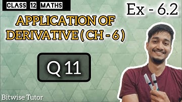 Ex 6.2 q11 class 12 | Ex 6.2 Class 12 q11 | ex 6.2 Q11 Class 12 maths | maths achieves classes