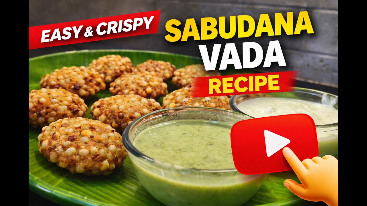 No Fail Sabudana Vada | Fasting Special Snack