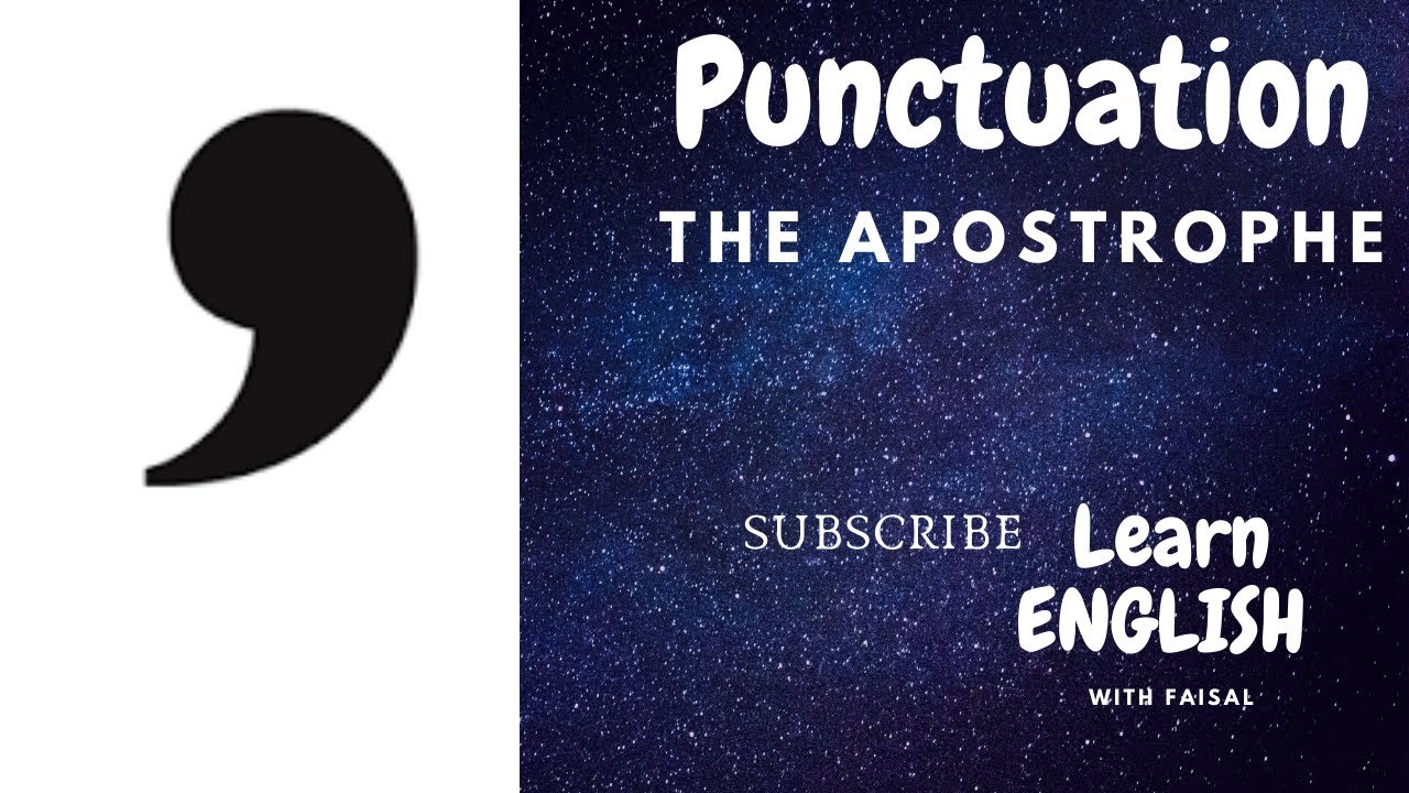 How to use apostrophe? YouTube
