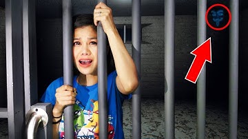 HACKER TRAPPED ME in ABANDONED PRISON (24 Hours Overnight Escape Room Challenge at 3AM)