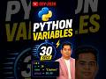 The Variable Rule Every Python Beginner Breaks #python #shorts #tutorial
