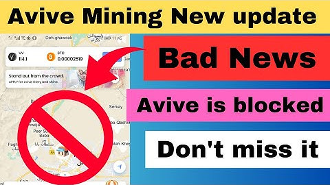 Avive Mining App Bad update | Avive coin block | Avive Listing | Avive price=?
