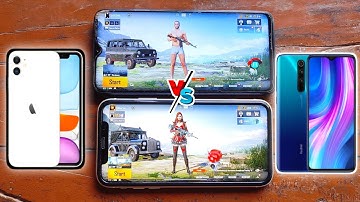 IPhone 11 vs Redmi Note 8 Pro Pubg Test - Redmi Note 8 Pro Win? 😱🔥