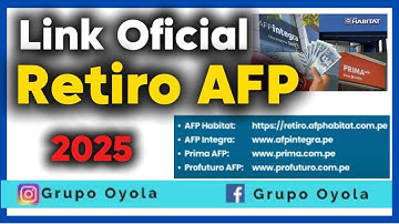 📢 RETIRO AFP 2025 🔥 ¡YA SALIÓ EL LINK OFICIAL! 💻 REGISTRO desde el 21 de OCTUBRE