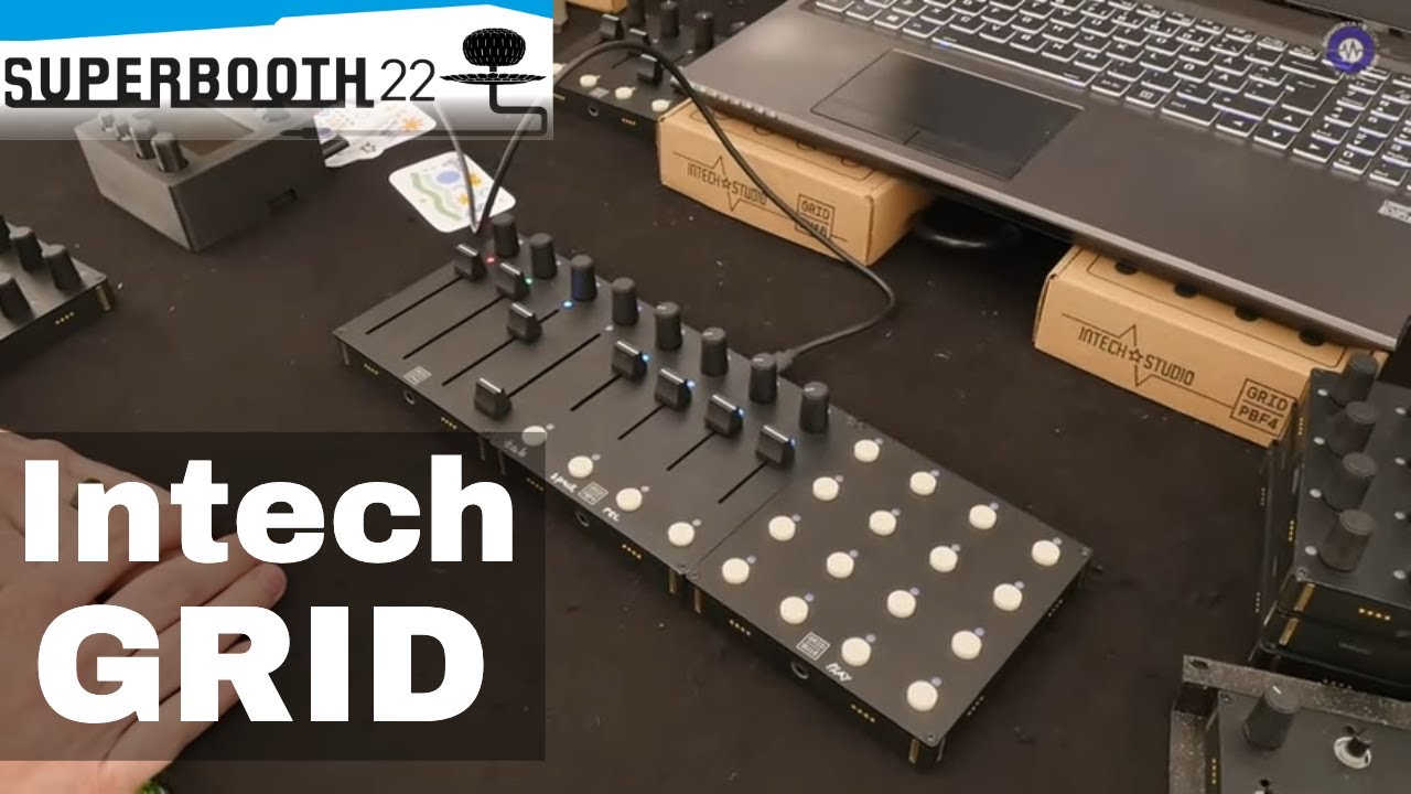 Superbooth 22: Intech Studio - Grid Controllers